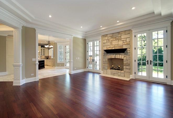 natural light streaming in over polished wood floors